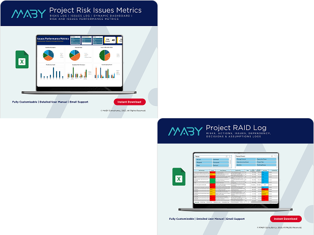 MABY Project Risk and RAID log tools