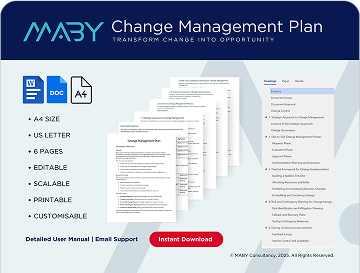 MABY Change Management Plan document with details