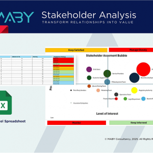 MABY Stakeholder Analysis Excel spreadsheet tool