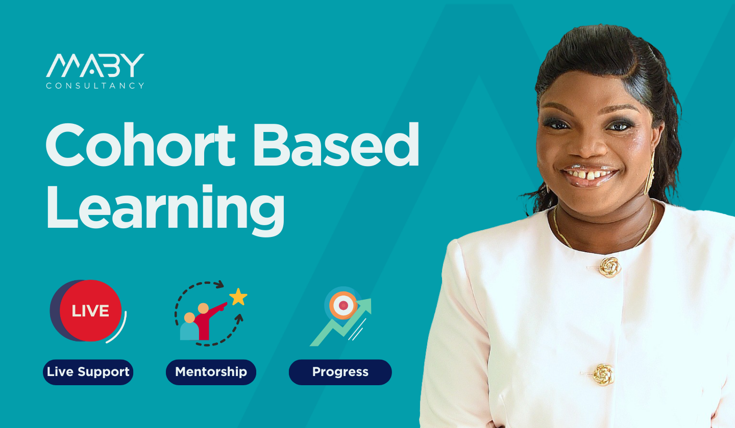 Cohort based learning promotional image.